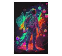 Puzzles pour Adolescents 75x50cm/1000pcs Vibrant Astronaut Artwork -9 Jeux De Puzzles en Famille pour S'amuser en Famille Cadeaux Uniques pour Les Anniversaires Et Noël 75x50cm/1000pcs