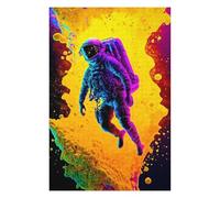 Puzzles pour Adolescents 75x50cm/1000pcs Vibrant Astronaut Journey Puzzles pour Adultes Jeu Familial Améliore La Mémoire Cadeaux d'anniversaire Et De Noël Uniques 75x50cm/1000pcs