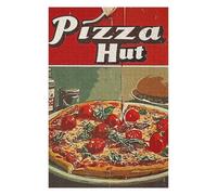 Puzzles pour Adolescents 75x50cm/1000pcs Vintage Pizza Puzzles pour Adultes, Jouets À Monter Soi-même, Décoration Murale, Cadeaux d'anniversaire Et De Noël Uniques 75x50cm/1000pcs