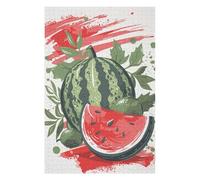 Puzzles pour Adolescents 75x50cm/1000pcs Watermelon Illustration Puzzles Jeux Relaxants Assemblage De Motifs Difficile Et Stimulant 75x50cm/1000pcs