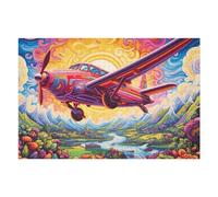Puzzles pour Adolescents 75x50cm/1000pcs Whimsical Flight Through Colorful Skies Puzzle pour Adultes, Jouet, Décoration Murale, Cadeau d'anniversaire, Cadeaux, 75x50cm/1000pcs