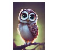 Puzzles pour Adolescents 75x50cm/1000pcs Whimsical Owl Artwork Puzzle, Jouet, Décoration Murale, Difficile, Cadeau De Noël Ou d'anniversaire 75x50cm/1000pcs