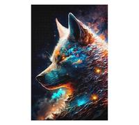 Puzzles pour Adolescents 75x50cm/1000pcs Wolf Space Puzzles pour Adultes, Jouets À Monter Soi-même, Décoration Murale, Cadeaux d'anniversaire Et De Noël Uniques 75x50cm/1000pcs