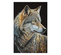 Puzzles pour Adolescents 75x50cm/1000pcs Wolf Vintage Puzzles pour Adultes, Jouets Anti-Stress, Décoration Murale, Cadeaux d'anniversaire Et Cadeaux Uniques 75x50cm/1000pcs