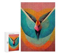 Puzzles pour Adolescents Abstract Hummingbird Puzzle Adulte - Décoration Murale - Découpe De Précision pour Les Gamers 300 PCS