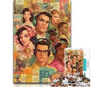 Puzzles pour Adolescents Affiches de Films Puzzles pour Adultes Jeu éducatif pour Anniversaire Noël pour Les Enfants de 14 Ans et Plus 38x26cm