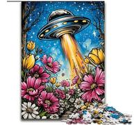 Puzzles pour Adolescents Alien OVNI, adaptés aux 14 Ans et Plus, décoration d'intérieur, à Offrir en Cadeau à Toute la Famille (Taille 26x38cm)