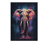 Puzzles pour Adolescents Amazing Elephant Puzzles pour Adultes, Jeu De Réflexion, Décoration Intérieure, pour Toute La Famille 38x26cm/1000pcs