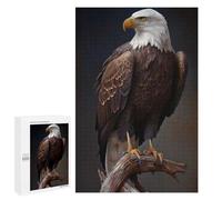 Puzzles pour Adolescents American Bald Eagle Puzzles pour Adultes, Jouets Anti-Stress, Difficile, Cadeau d'anniversaire, Cadeaux, 1000 PCS