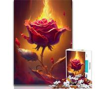 Puzzles pour Adolescents Amour brûlant 1 000 pièces Jouets éducatifs Jeux Anti-Stress Superbes Cadeaux et Jouets (26x38cm)