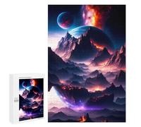 Puzzles pour Adolescents Ancestral Clouds Puzzles pour Adultes - Jeu Manuel - Niveau De Difficulté Élevé - Idée Cadeau Originale pour Un Anniversaire 1000 PCS