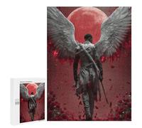 Puzzles pour Adolescents Angel Warrior with Sword -2 Puzzle Anti-Stress pour Adolescents Chaque Pièce Est Unique - Idéal comme Cadeau pour Toute La Famille 500 PCS