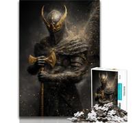 Puzzles pour Adolescents Anges Chevaliers 1 000 pièces pour Adultes Jeu Stimulant idéal comme Cadeau pour Toute la Famille (50x75cm)