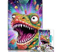 Puzzles pour Adolescents Animaux Crocodiles du Nil Puzzles pour Adolescents 1000 pièces, Design Dynamique et Unique Expérience de Puzzle relaxante et stimulante 50x75cm