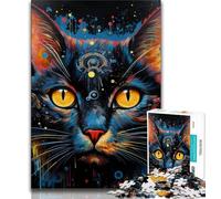 Puzzles pour Adolescents, Animaux et Chats, Jeu Familial Anti-Stress, défi Difficile, renforce l'amour Entre Couples, 38x26cm