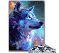 Puzzles pour Adolescents, Animaux, Loup, 1 000 pièces, Jeux d'activités familiales stimulants, Jouet à Faire soi-même pour décoration Murale, Cadeaux, 50x75cm