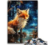 Puzzles pour Adolescents, Animaux, Renards, 1 000 pièces, Jeux éducatifs, décoration Murale, Cadeaux d'anniversaire et de Noël Uniques (26x38cm)
