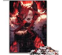 Puzzles pour Adolescents Anime Demon Girl, adaptés aux Personnes de 14 Ans et Plus, Jeux éducatifs, Cadeaux du Père Noël Secret (Taille 26x38cm)