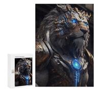 Puzzles pour Adolescents Armored Lion Guardian -1 Puzzles pour Adultes Jeu Manuel Cadeau d'anniversaire Cadeau d'anniversaire, Cadeaux, 300 PCS