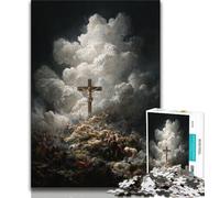 Puzzles pour Adolescents, Art de Jésus, Puzzle pour Adolescents, activité familiale Amusante à la Maison, Cadeau d'anniversaire, Cadeaux de Voyage (Taille 75x50cm)