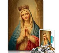 Puzzles pour Adolescents Art de la Vierge Marie Puzzle Adolescent, est idéal comme Cadeau pour Toute la Famille Convient pour et 14 (Taille 38x26cm)