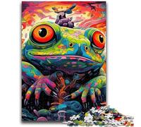 Puzzles pour Adolescents Art Fantasy Frog 1000 pièces, Anti-Stress Staycation Kill Time Interaction Parent-Enfant (26x38cm)