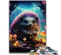 Puzzles pour Adolescents Art Hedgehog 1000 pièces, Anti-Stress, Vacances à la Maison, Tuer Le Temps, améliorer l'amour Entre Couples (50x75cm)