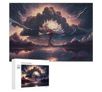 Puzzles pour Adolescents Art Lotus Flower Puzzles pour Adultes - Jeu Manuel - Niveau De Difficulté Élevé - Idée Cadeau Originale pour Un Anniversaire 300 PCS