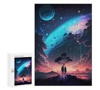 Puzzles pour Adolescents Astral Galaxy Landscape Puzzles pour Adultes Jeu Manuel Cadeau d'anniversaire Cadeau d'anniversaire, Cadeaux, 300 PCS
