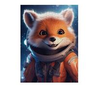 Puzzles pour Adolescents Astronaut Baby Red Fox Puzzle Familial - Améliore La Mémoire - Cadeau d'anniversaire Et Cadeau Unique 52x38cm/1000pcs