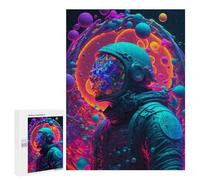 Puzzles pour Adolescents Astronaut Creation Puzzles pour Adultes À Monter Soi-même, Décorations Murales, Idées Cadeaux pour Toute La Famille 500 PCS