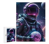 Puzzles pour Adolescents Astronaut Football Player Puzzles pour Adultes - Jeu Manuel - Niveau De Difficulté Élevé - Idée Cadeau Originale pour Un Anniversaire 500 PCS
