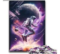 Puzzles pour Adolescents Astronautes Jouant au Basket-Ball Convient aux Personnes de 14 Ans et Plus Jeu éducatif Jouet de défi Cadeau pour Les Anniversaires 70x100cm