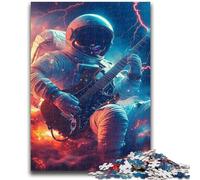 Puzzles pour Adolescents, astronautes musicaux, pour Jeux éducatifs, Jouets, Cadeaux pour Toute la Famille (38x26cm)