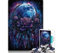 Puzzles pour Adolescents Attrape-rêves Mystique 1000 pièces Puzzles pour Adultes et Adolescents Anti-Stress défi Difficile améliore l'amour Entre Les Couples 38x26cm