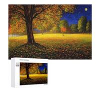 Puzzles pour Adolescents Autumnal Night Serenity Puzzles pour Adultes Jouets Anti-Stress Vacances À La Maison Passer Le Temps Interaction Parent-Enfant 1000 PCS