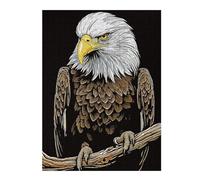 Puzzles pour Adolescents Bald Eagle Bird Wildlife Puzzles pour Adolescents, Jouets Anti-Stress, Décoration Murale, Cadeau d'anniversaire, Cadeaux, 52x38cm/1000pcs