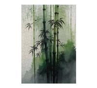 Puzzles pour Adolescents Bamboo Forest Watercolor Puzzles pour Adolescents, Jouets Anti-Stress, Décoration Murale, Cadeau d'anniversaire, Cadeaux, 38x26cm/1000pcs