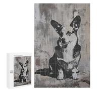 Puzzles pour Adolescents Banksy Corgi Dog Urban Art Puzzles pour Adolescents - Décoration Murale - Cadeau Unique pour Anniversaire Et Noël