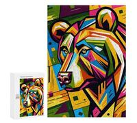 Puzzles pour Adolescents Bear WPAP Colorful Puzzles pour Adultes, Jouets Anti-Stress, Difficile, Cadeau d'anniversaire, Cadeaux, 300 PCS
