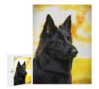 Puzzles pour Adolescents Belgian Shepherd Dog Puzzles pour Adultes, Jeu Manuel, Course De Vitesse, Activités Amusantes À La Maison, 500 PCS