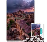 Puzzles pour Adolescents Belle rivière de Montagne 1000 pièces Anti-Stress Staycation Tuer Le Temps Améliorer l'amour Entre Les Couples 38x26cm