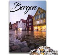 Puzzles pour Adolescents Bergen Convient aux 14 Ans et Plus Jeu de Jouets intellectuels Jeu éducatif pour Anniversaire et Noël (Taille 38x52cm)