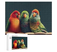 Puzzles pour Adolescents Bird Book Club Puzzles pour Adultes, Jeu Manuel, Course De Vitesse, Activités Amusantes À La Maison, 300 PCS