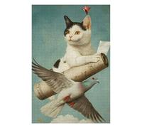 Puzzles pour Adolescents Bird of Peace Puzzles pour Adolescents, Jouets Anti-Stress, Décoration Murale, Cadeau d'anniversaire, Cadeaux, 75x50cm/1000pcs