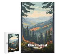 Puzzles pour Adolescents Black Forest National Park Germany Puzzles pour Adultes Jeux Relaxants Qui Améliorent La Mémoire Cadeaux Uniques pour Un Anniversaire Et Noël 1000 PCS