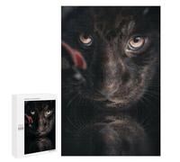 Puzzles pour Adolescents Black Jaguar Cub Puzzles pour Adultes Jeu Manuel Cadeau d'anniversaire Cadeau d'anniversaire, Cadeaux, 1000 PCS