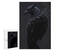 Puzzles pour Adolescents Black Raven Puzzle Adulte - Décoration Murale - Découpe De Précision pour Les Gamers 1000 PCS