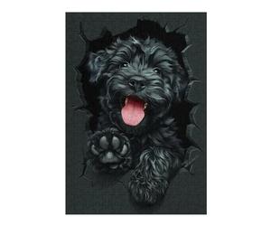 Puzzles pour Adolescents Black Russian Terrier Puzzles Anti-Stress, Jouets pour Se Détendre À La Maison, Cadeaux d'anniversaire Et Cadeaux Uniques 38x26cm/1000pcs