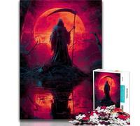 Puzzles pour Adolescents Blood Moon Reaper, Jouets éducatifs et éducatifs pour la Famille, Jeu éducatif pour Anniversaire, Noël 38x26cm